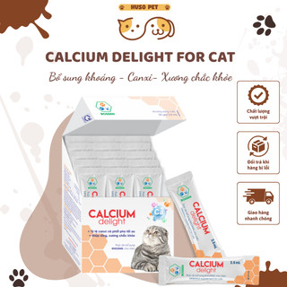Canxi Cho Mèo Dạng Nước - Bossen Calcium Delight for Cat Bổ Sung Canxi Khoáng Cho Mèo