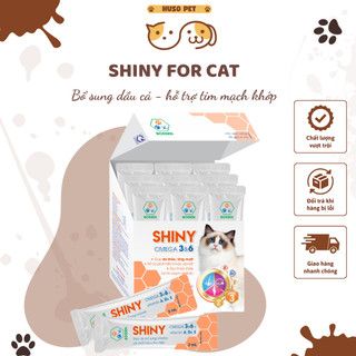 Dầu Cá Hồi Cho Mèo - Bossen Shiny For Cat - Dưỡng Da Mượt Lông - Gói 2ml
