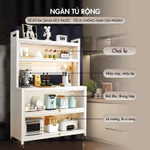 Kệ Nhà Bếp Đa Năng Tủ nhà Bếp 5/6 tầng kệ để đồ nhà bếp bát đĩa kệ lò vi sóng，Kệ lưu trữ nhà bếp — ảnh 6