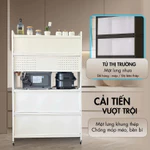 Kệ Nhà Bếp Đa Năng Tủ nhà Bếp 5/6 tầng kệ để đồ nhà bếp bát đĩa kệ lò vi sóng，Kệ lưu trữ nhà bếp — ảnh 7