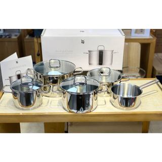 BST bộ nồi WMF, chất liệu thép không gỉ 18/10, nắp kính thủy tinh cao cấp, chắc chắn GermanySnT HCM