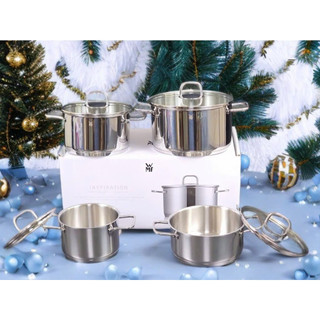 BST bộ nồi WMF, chất liệu thép không gỉ 18/10, nắp kính thủy tinh cao cấp, chắc chắn GermanySnT HCM