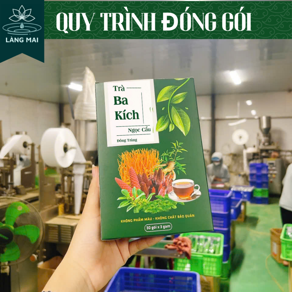 Trà Ba Kích Ngọc Cẩu - Làng Mai - 7 Vị thảo dược, hòan toàn từ thiên nhiên.