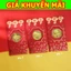 SET 10 CÁI - Bao Lì Xì Mạ Vàng Hình Con Ngựa Tết 2026 làm quà tặng phong thủy Tết