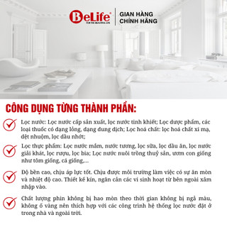 Phin lọc nước inox 304 loại 3 lõi, 5 lõi, 7 lõi (không kèm lõi)