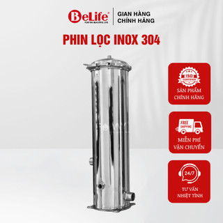 Phin lọc nước inox 304 loại 3 lõi, 5 lõi, 7 lõi (không kèm lõi)