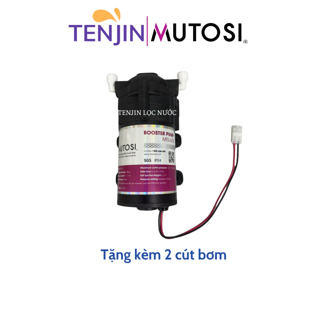 Bơm Tăng Áp 24V Radian Karofi Chính Hãng  Dùng Cho Máy Lọc Nước RO Có Tem Karofi Bảo Hành 12 Tháng