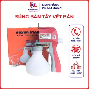 Súng Bắn Tẩy Vết Bẩn Chính Hãng Phụ Kiện Chất Tẩy Bằng Áp Lực Nước, Chuyên Dụng Sử Dụng Vải Ngành May Mặc SS 120