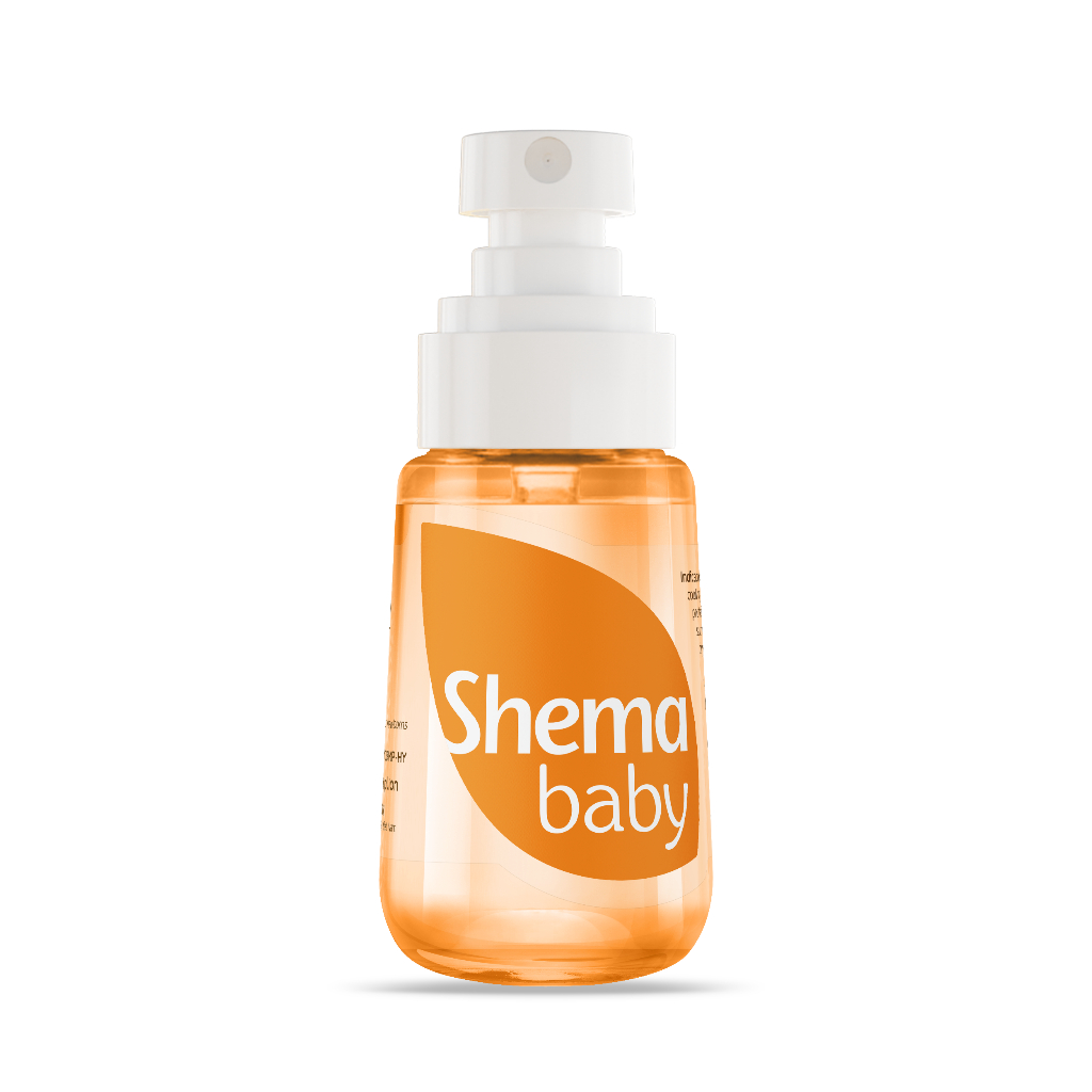 Xịt rôm sảy hăm tã SHEMA BABY 50ml hỗ trợ giảm rôm sảy, hăm tã và giúp làm mềm bảo vệ da cho bé - T302102004
