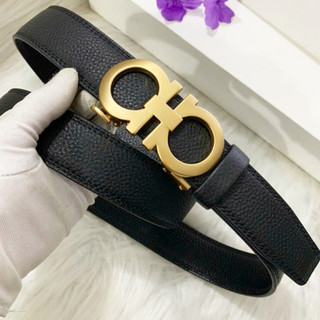 Thắt lưng dây nịt nam da bò khoá gạt tự động cao cấp bản rộng 3,5cm