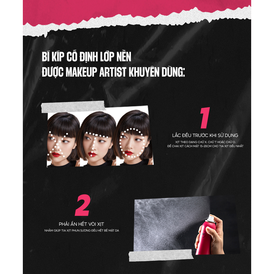 [KOL x MENOW] Xịt Khóa Nền Lâu Trôi Cấp Ẩm MENOW SETTING SPRAY 100ml