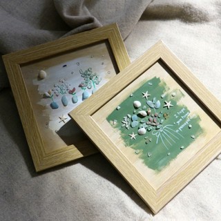 Tranh Handmade Đính Đá Ván Gỗ Dùng để Trang Trí, Decor Phòng, Quà Tặng Ý Nghĩa, Kích thước 20x20cm