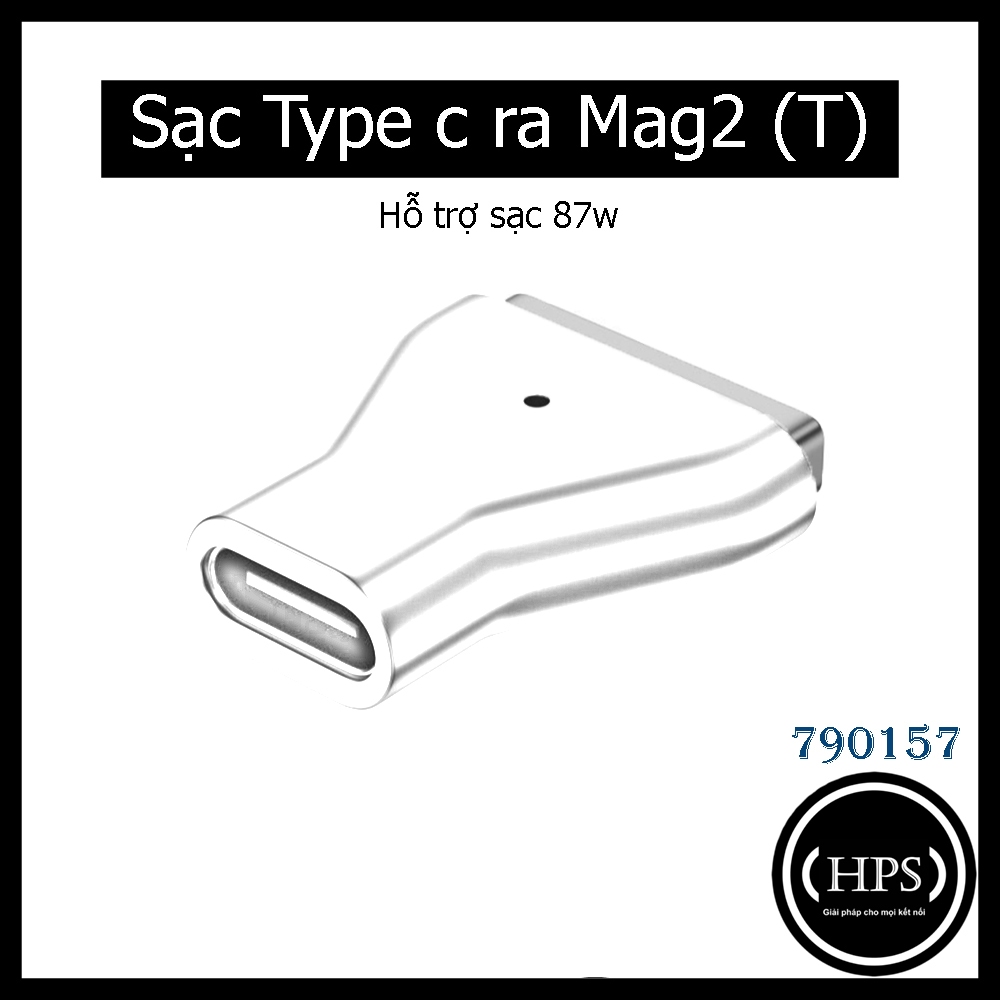 Đầu sạc PD Type-c ra Mag1 (L) và Mag2 (T) cho M.A.C Pro và Air - HPS