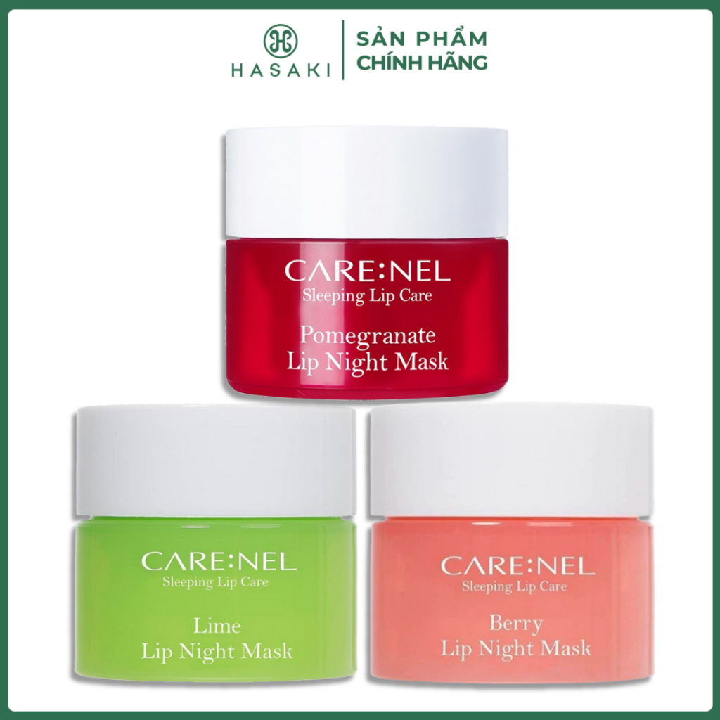 Mặt Nạ Ngủ Môi Care:Nel Lime Lip Night Mask Hương Chanh 5Gr