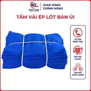 Tấm Vải Ép Lót Bàn Ủi Chịu Nhiệt Độ Cao Tiện Lợi Chống Cháy Chính Hãng Phụ Kiện Ngành May