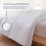Topper Mây Microfiber Ru9 Cao Cấp 8cm | Lông Vũ Nhân Tạo Êm Ái Bọc Trọn Nệm Chuẩn Khách Sạn 5 Sao | Đủ kích thước — ảnh 3