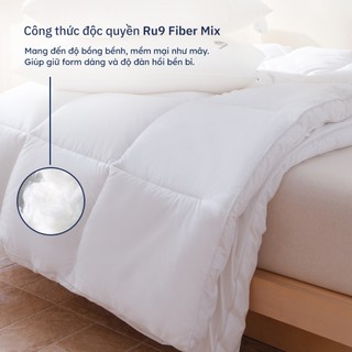 Topper Mây Microfiber Ru9 Cao Cấp 8cm | Lông Vũ Nhân Tạo Êm Ái Bọc Trọn Nệm Chuẩn Khách Sạn 5 Sao | Đủ kích thước