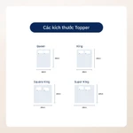 Topper Mây Microfiber Ru9 Cao Cấp 8cm | Lông Vũ Nhân Tạo Êm Ái Bọc Trọn Nệm Chuẩn Khách Sạn 5 Sao | Đủ kích thước — ảnh 5