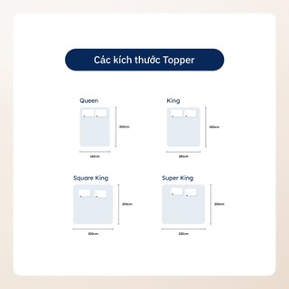 Topper Mây Microfiber Ru9 Cao Cấp 8cm | Lông Vũ Nhân Tạo Êm Ái Bọc Trọn Nệm Chuẩn Khách Sạn 5 Sao | Đủ kích thước