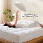 Topper Mây Microfiber Ru9 Cao Cấp 8cm | Lông Vũ Nhân Tạo Êm Ái Bọc Trọn Nệm Chuẩn Khách Sạn 5 Sao | Đủ kích thước — ảnh 7