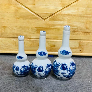 Nậm Rượu Bát Tràng gốm men sứ cao cấp.