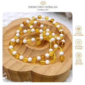 Vòng Hổ Phách Tự Nhiên Cho Bé – Bảo Vệ Dịu Dàng Từ Thiên Nhiên 🧡