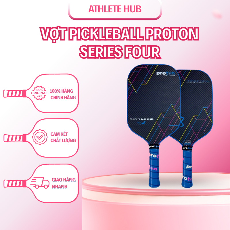 Vợt Pickleball Proton Series Four – Project Roadrunner Full Carbon
