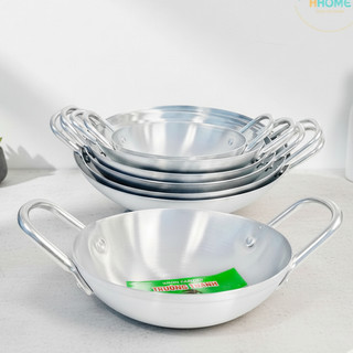 COMBO 3 CHẢO NHÔM CAO CẤP HUNGHOME (24cm – 26cm – 30cm) 🍳