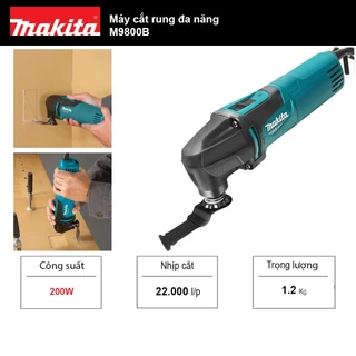 Máy cắt rung đa năng Makita M9800B (Công suất: 200 W)