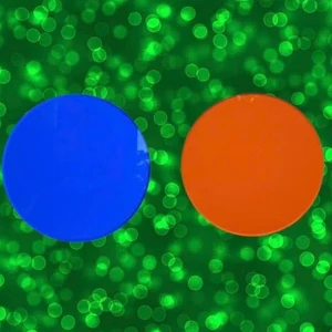 combo 2 mặt kính đổi màu trắng - vàng - xanh cho đèn đội đầu