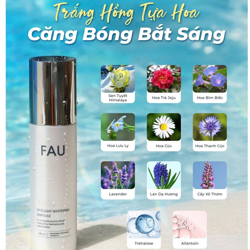 Tinh chất làm trắng sáng da- [FAU SPOTLIGHT WHITENING AMPOULE 