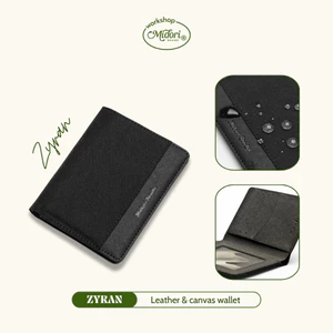Ví Vải Đứng Nam Nữ ZYRAN Bóp Đựng Tiền Thẻ Nhiều Ngăn Polyester Trượt Nước Cao Cấp | Mi Midori