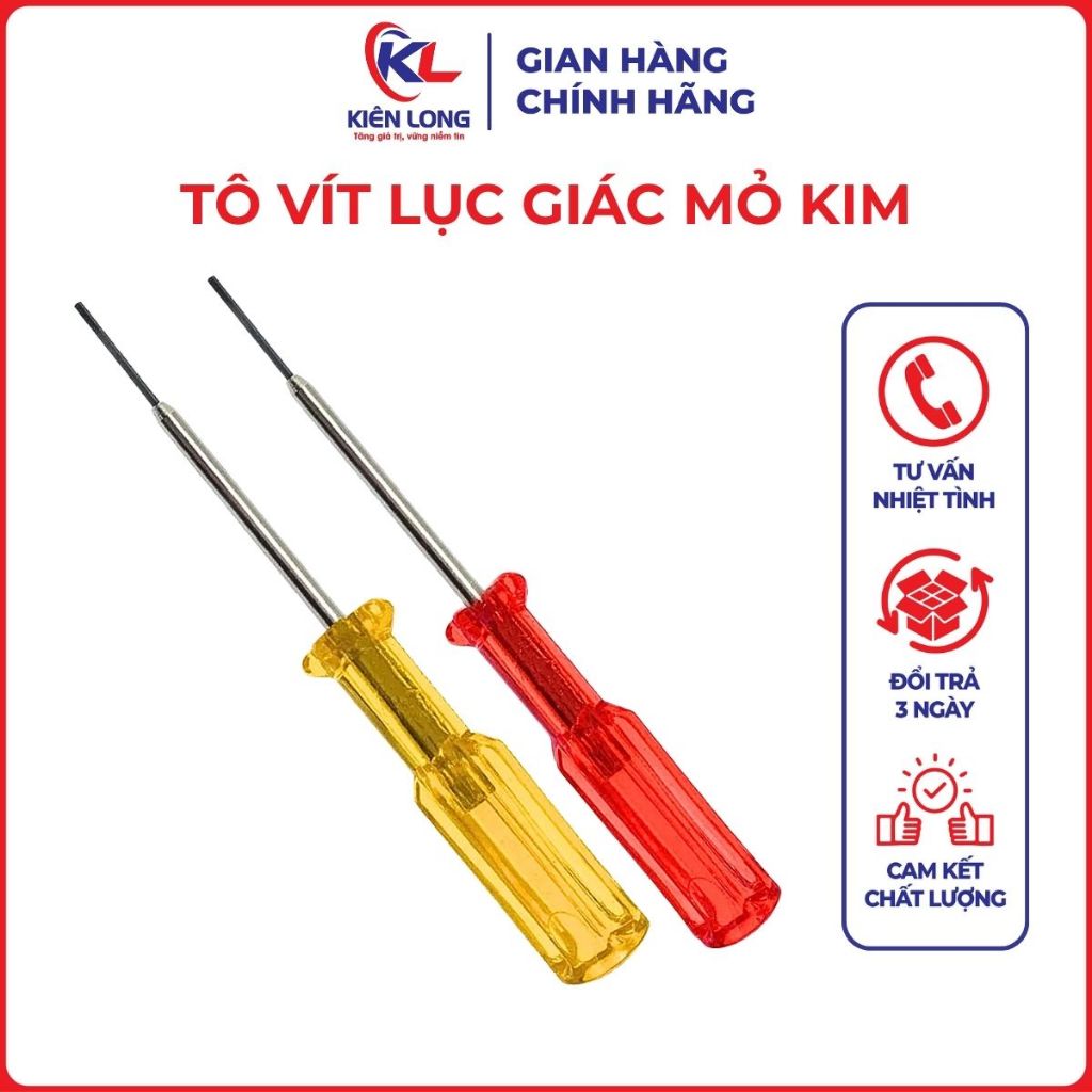 Tô Vít Lục Giác Mỏ Kim Máy Vắt Sổ 1.5mm Hoặc 1.6mm – Phụ Kiện Ngành May Giá 1 Cái