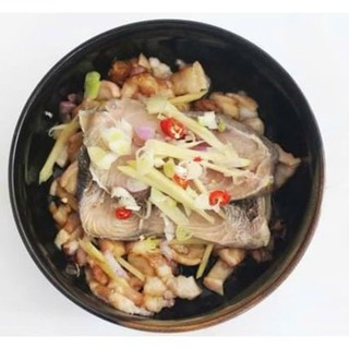 Mắm cá thu cắt lát, ngâm dầu, béo thơm, hủ 250gr
