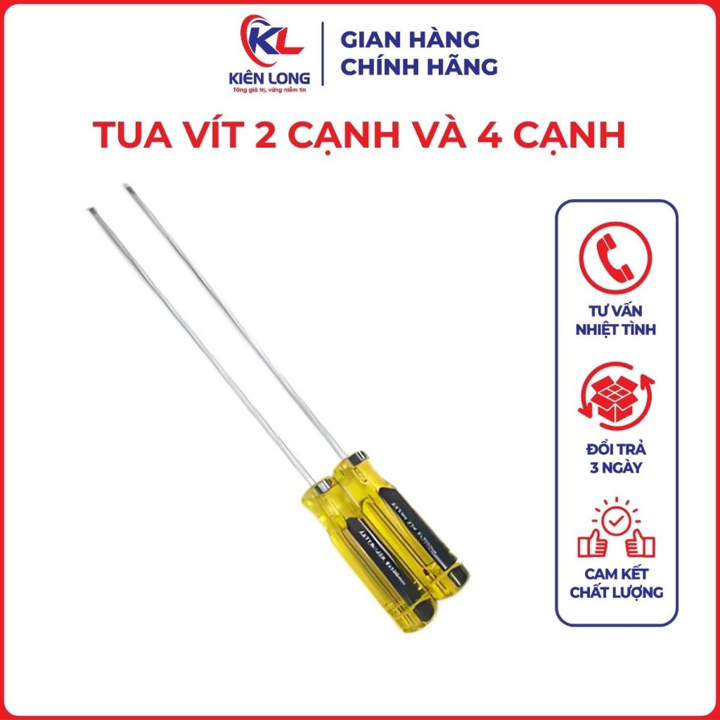 Tua Vít 2 Cạnh Và 4 Cạnh DAYU Đầu Mũi 5mm – Dụng Cụ Chuyên Dụng Cho Thợ Sửa Máy