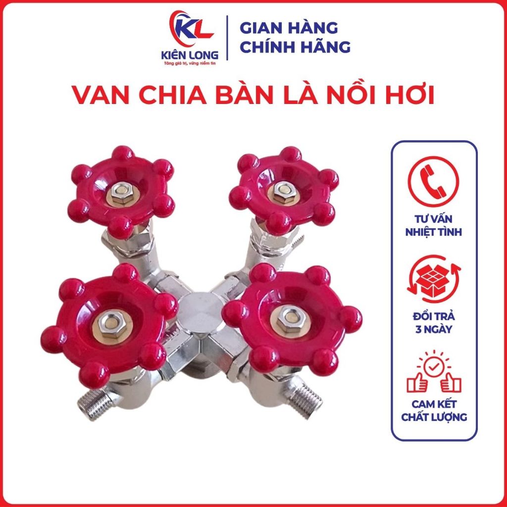 Van Chia Bàn Là Nồi Hơi Chính Hãng – Loại 2, 3, 4 Nhánh