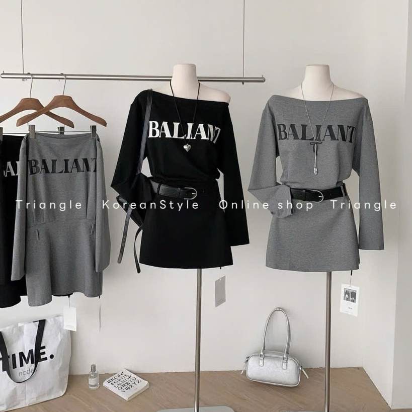 TRIANGLE- Bali Dress (Cân nhắc kỹ, return is not welcomed) - Đầm ngắn kèm belt phong cách Hàn Quốc năng động kèm belt
