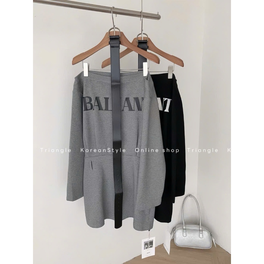 TRIANGLE- Bali Dress (Cân nhắc kỹ, return is not welcomed) - Đầm ngắn kèm belt phong cách Hàn Quốc năng động kèm belt