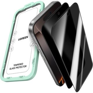 Bộ 2 tấm kính cường lực iPhone 17 Series Ugreen | Chống nhìn trộm | Kèm sẵn dụng cụ tự dán kính | Chính hãng Cao cấp