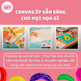 [Hỏa tốc HCM] Tấm Canvas Panel Ép Mont Marte - Vẽ Sơn Dầu, Acrylic