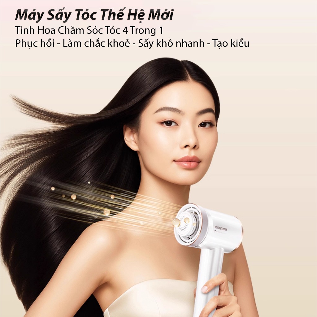 Máy Sấy Tóc Thông Minh Kiểm Soát Nhiệt 3 Tầng - 5 Chế Độ Gió Phục Hồi Dưỡng Tóc Chắc Khoẻ Suôn Mượt