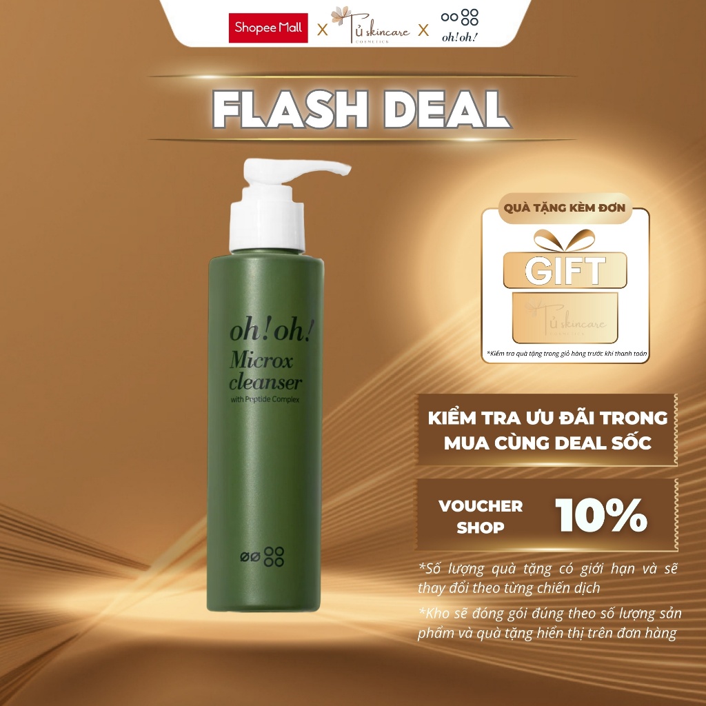 Sữa Rửa Mặt Detox ohoh Làm Sạch Sâu Cho Mọi Loại Da oh!oh! Microx ...