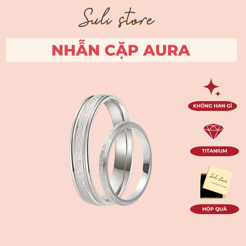 Gold-Plated Couple Rings, adjustable by SULI STORE VÒNG TAY KHẮC TÊNN