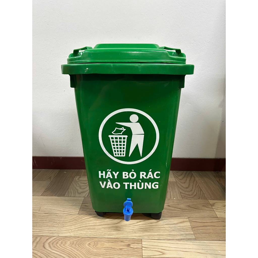 Thùng rác nhựa 30 lít (Thùng nhựa ủ rác hữu cơ 30L - có tấm lọc rác ...