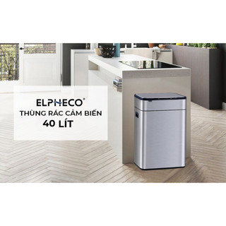 HCM Thùng rác cảm ứng ELPHECO nắp inox 30L ELPH5514/ 40L ELPH5515 có thùng rác rời bên trong & khử mùi ozone GermanySNT