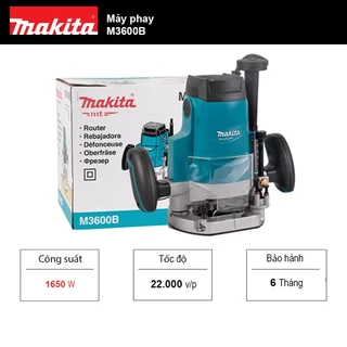 Máy phay Makita M3600B (Công suất 1650W - Chấu bóp: 12.mm (1/2''))
