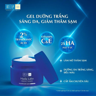 Kem / Gel Dưỡng Sáng Da Chuyên Sâu, Giảm Thâm Sạm Perfect White T.X.A 50g