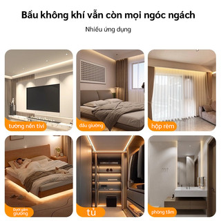 OOKAS Đèn led dây trang trí 220V ,5m,10m,20m,Chống Nước, Dẻo, Phát Sáng Viền Trang Trí Nội Thất