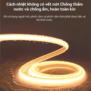 OOKAS Đèn led dây trang trí 220V ,5m,10m,20m,Chống Nước, Dẻo, Phát Sáng Viền Trang Trí Nội Thất