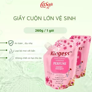 Nước giặt Kingess 3 Trong 1-An toàn cho da, Siêu tiện lợi cho gia đình, Hương thơm dịu nhẹ, mềm vải